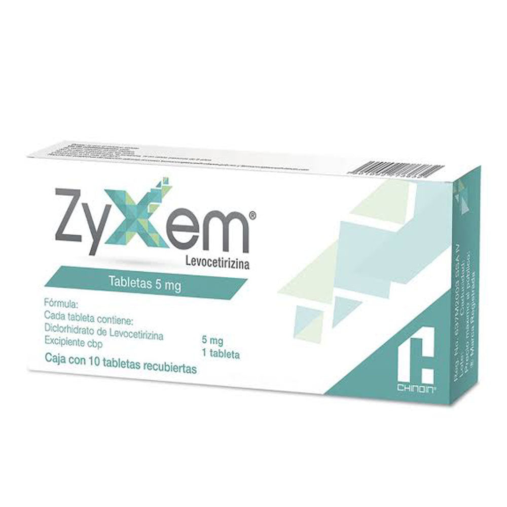 Zyxem 5 Mg Con 10 Tabletas