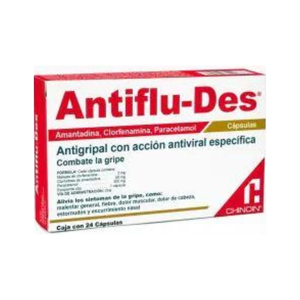 Antiflu-Des Capsulas Con 24