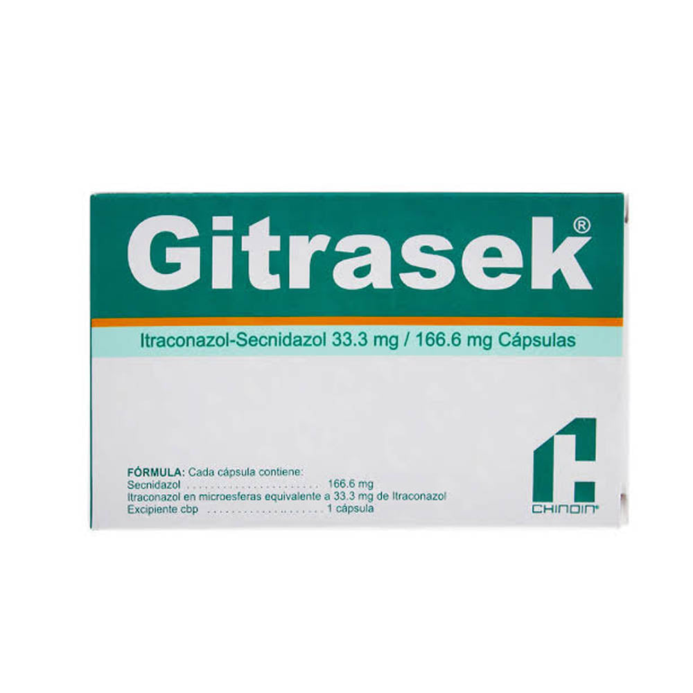 GITRASEK 33.3/166.6 MG CAPSULAS 12