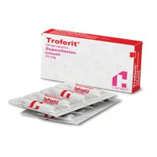 TROFERIT INFANTIL 20 MG SUPS 8