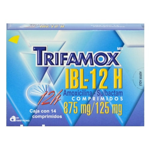 TRIFAMOX-IBL12H 875/125 MG COMPRIMIDOS14