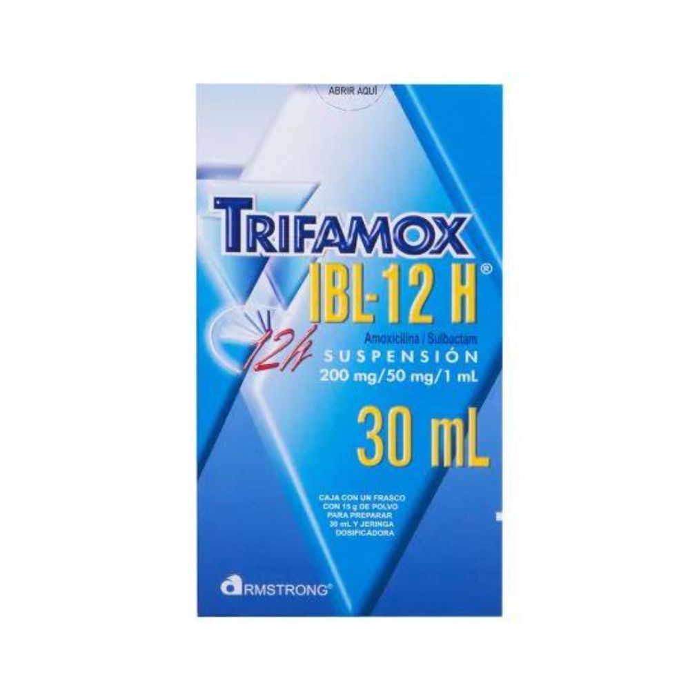 Trifamox-Ibl12Horas Suspension 30Ml+Jeringa Dosificador