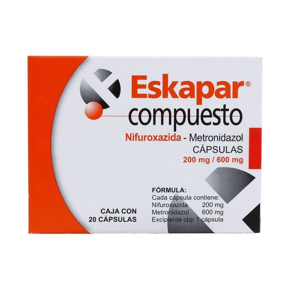 Eskapar-Compuesto 200/600 Mg Capsulas Con 20