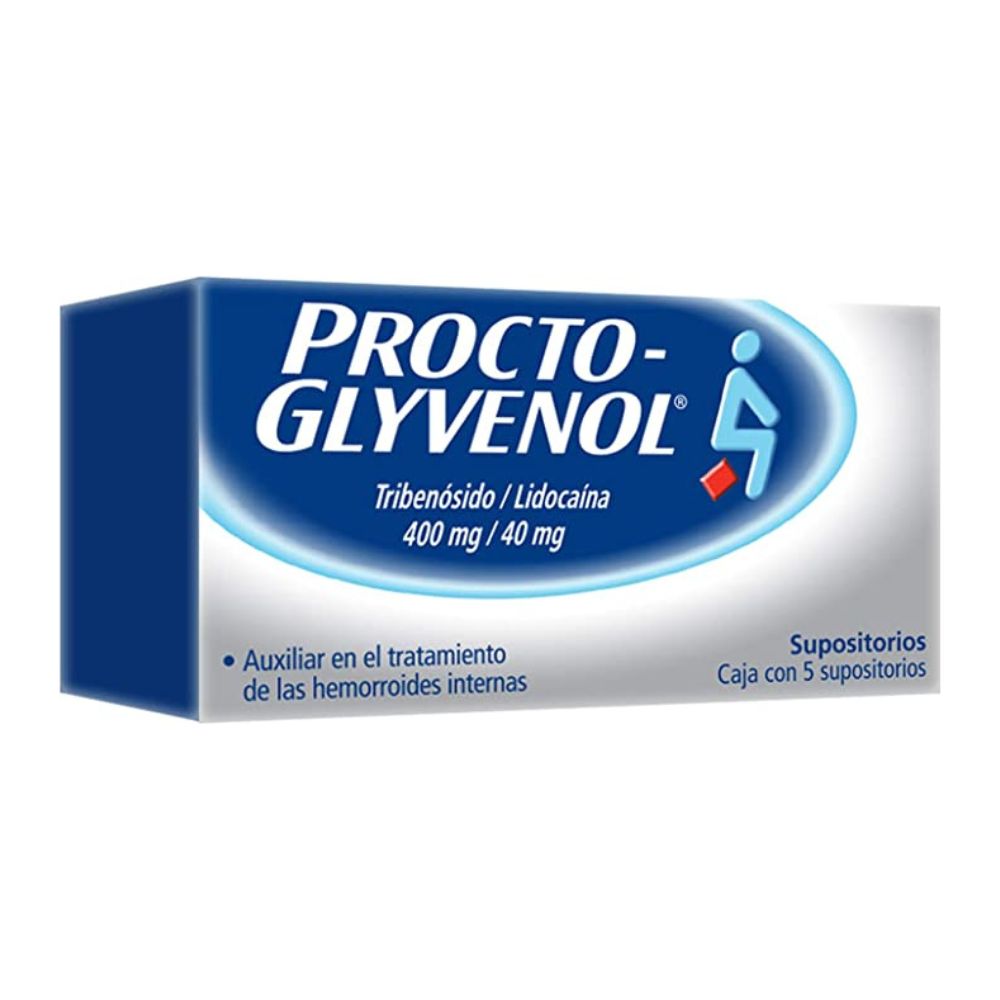 PROCTOGLYVENOL 400 MG SUPS 5