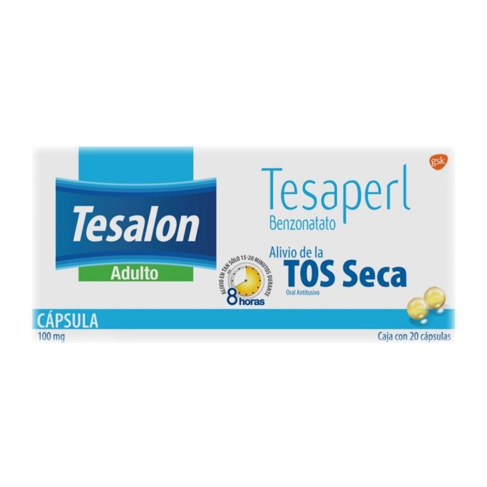 Tesalon 100 Mg Perlas Con 20