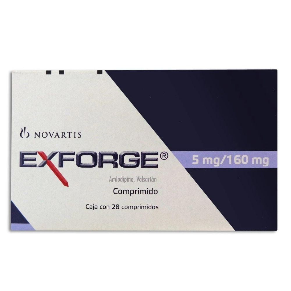 Exforge 5/160 Mg Comprimidos 28
