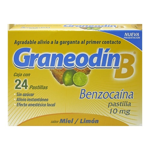 GRANEODIN-B MIEL-LIMON PASTILLAS 24