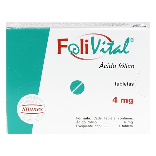 Folivital 4 Mg Tabletas 90