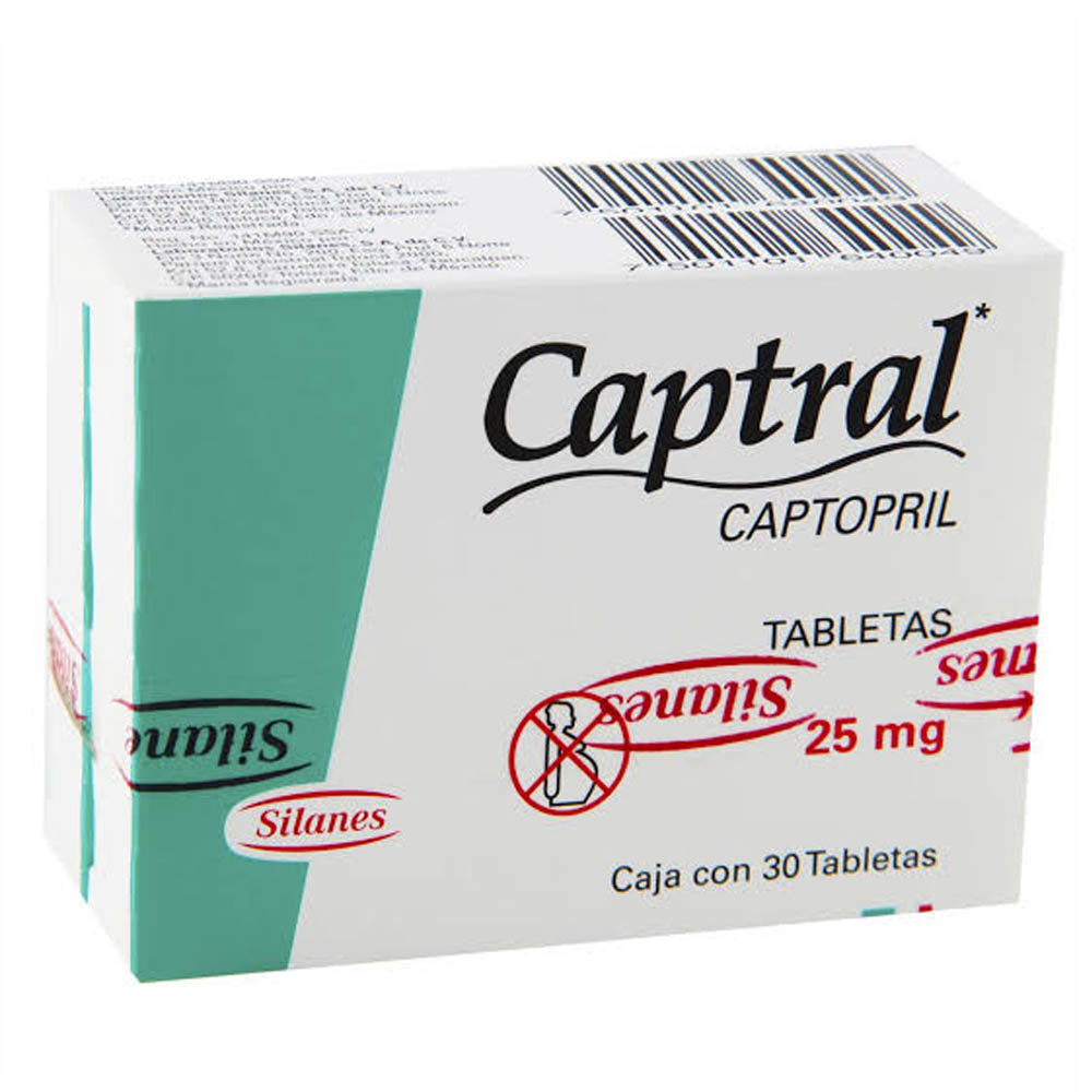 Captral 25 Mg Tabletas Con 30