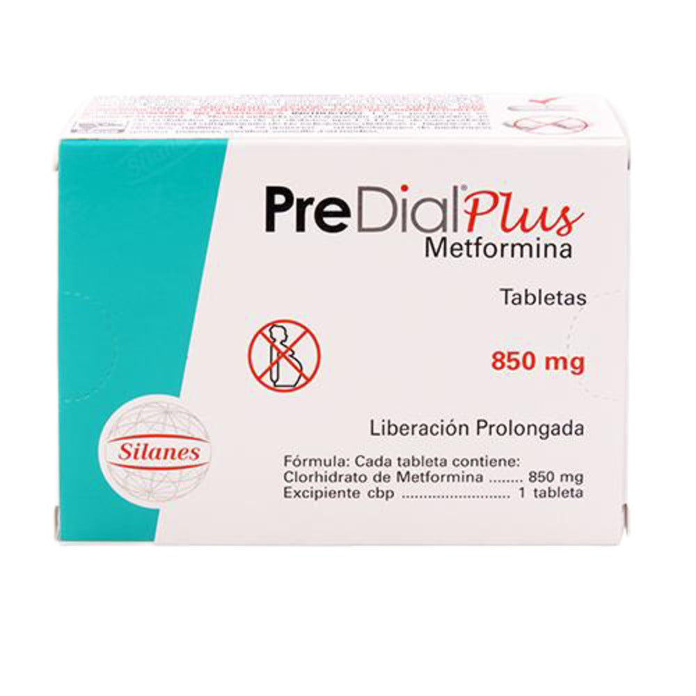 PREDIAL-PLUS 850 MG TABLETAS 30