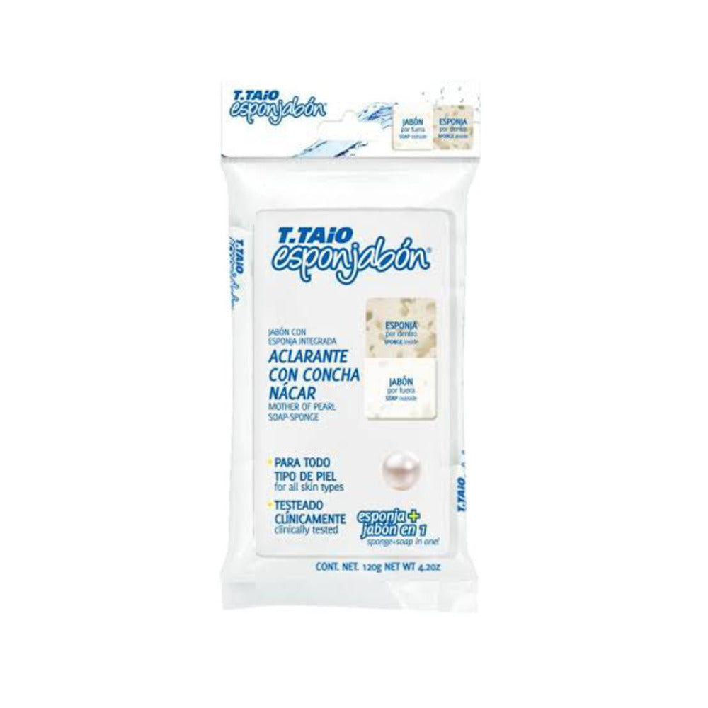 JABON ESPONJA TTAIO ACLARAN/CONCHA NACAR 120 G