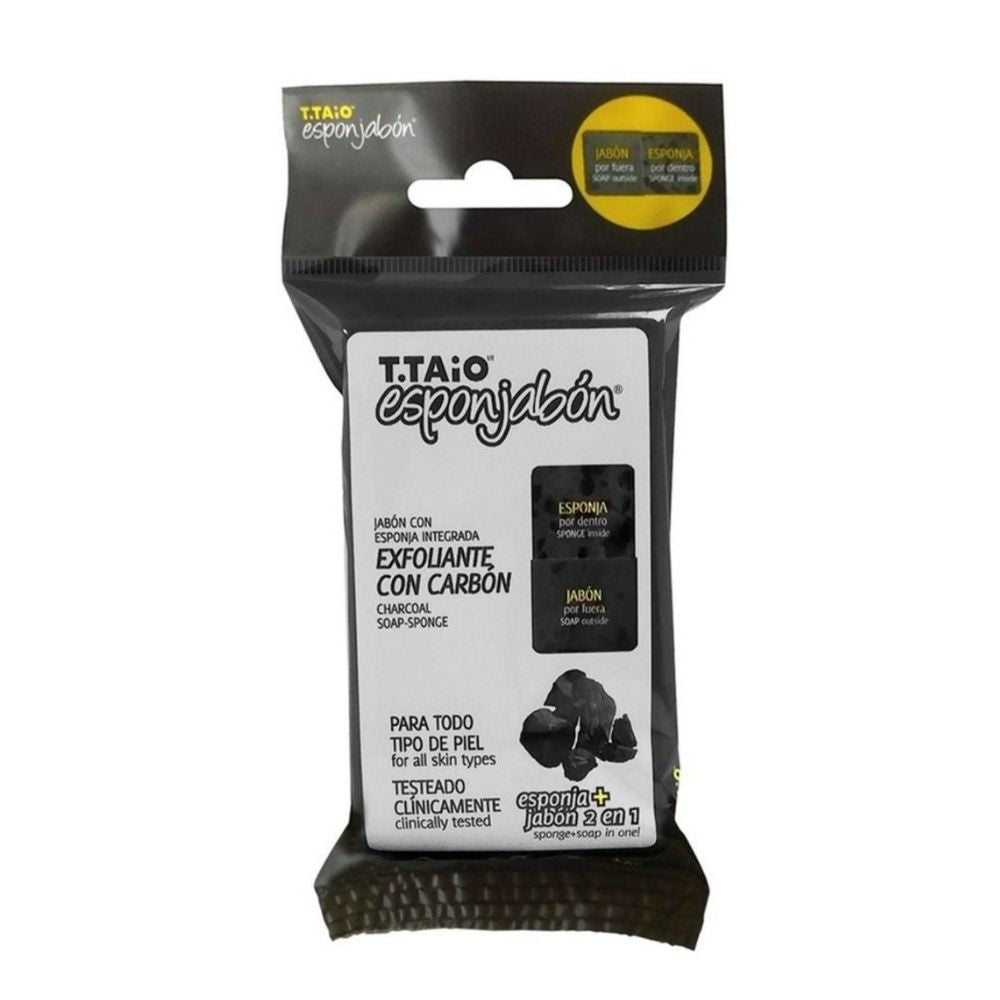 JBN-ESPONJA TTAIO EXFOL CON CARBON 120 G