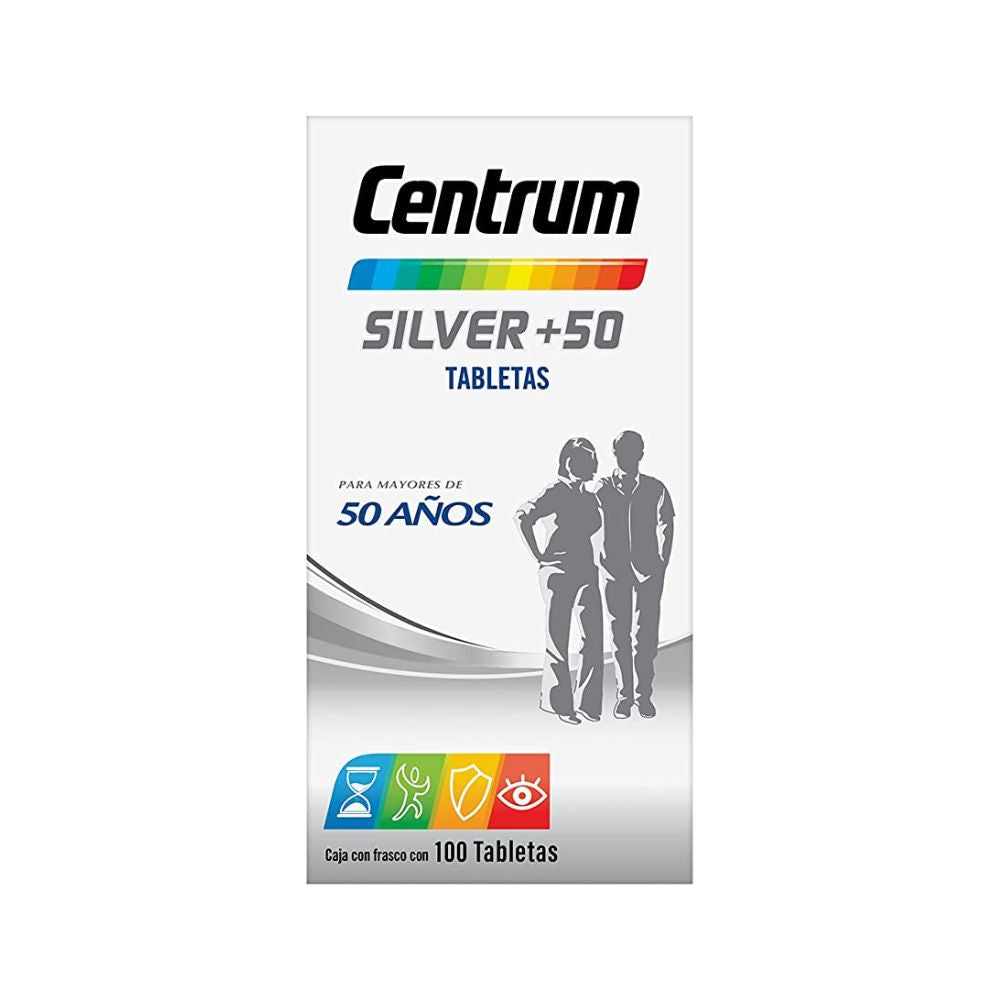 CENTRUM SILVER MAYORES DE 50 TABLETAS 100