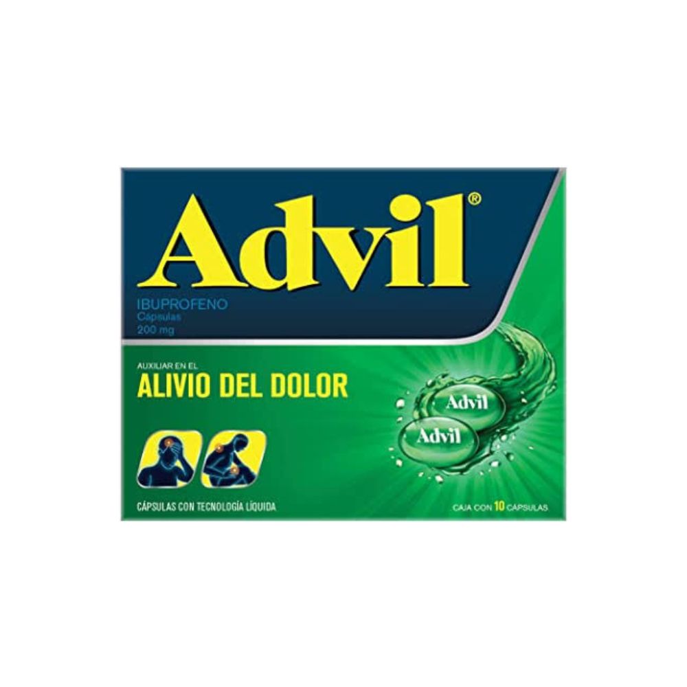 ADVIL FAST-GEL 200 MG CAPSULAS 10