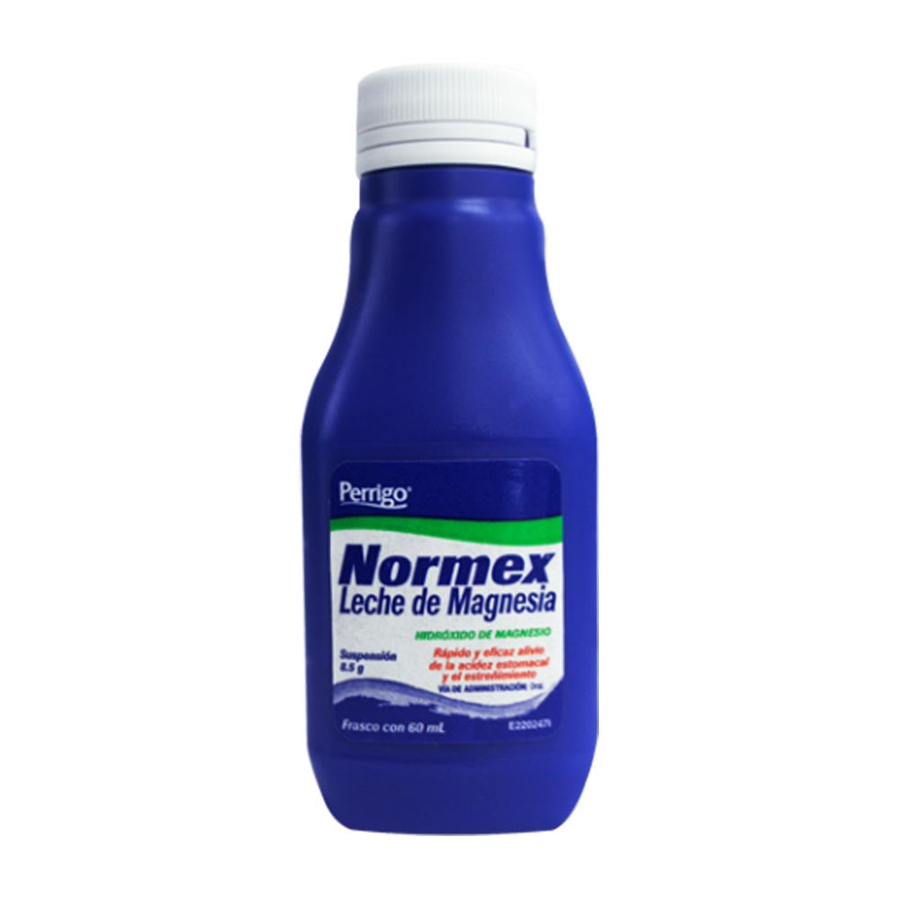 Leche De Magnesia Normex Suspensi¢n 60 Mililitros