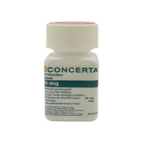 CONCERTA 36 MG TABLETAS 30