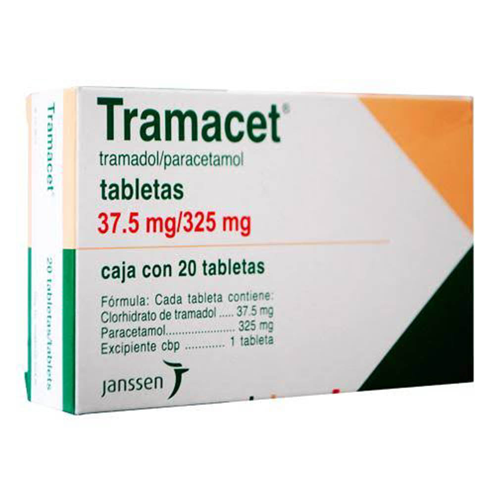 TRAMACET 37.5/325 MG TABLETAS 20