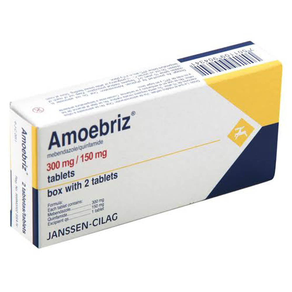 Amoebriz 300/150 Mg Tabletas Con 2