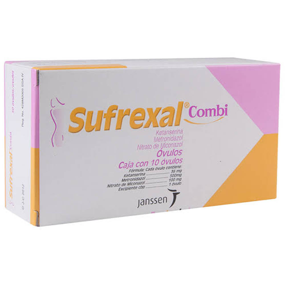 Sufrexal-C 36/500/100 Miligramos Con 10 Ovulos