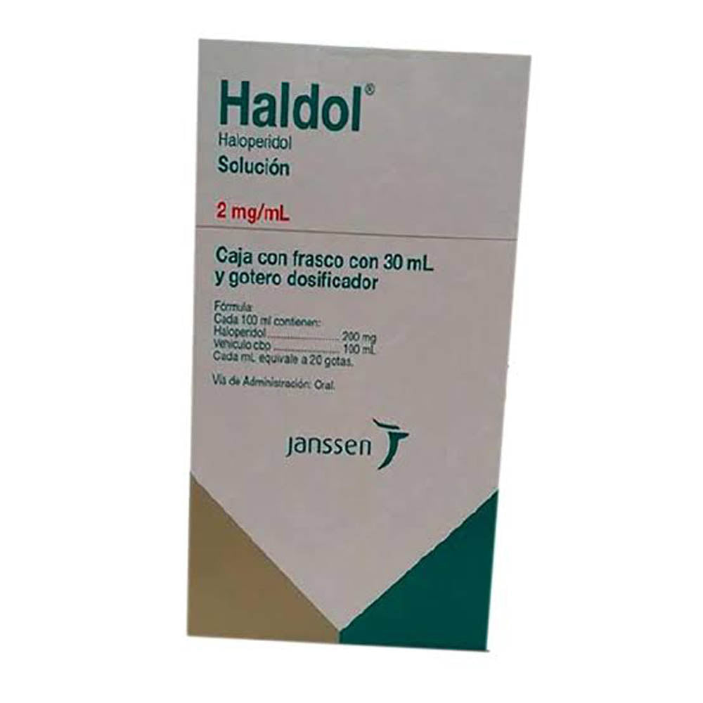 Haldol 2 Miligramos Fco 30 Mililitros Gotero Dosificador