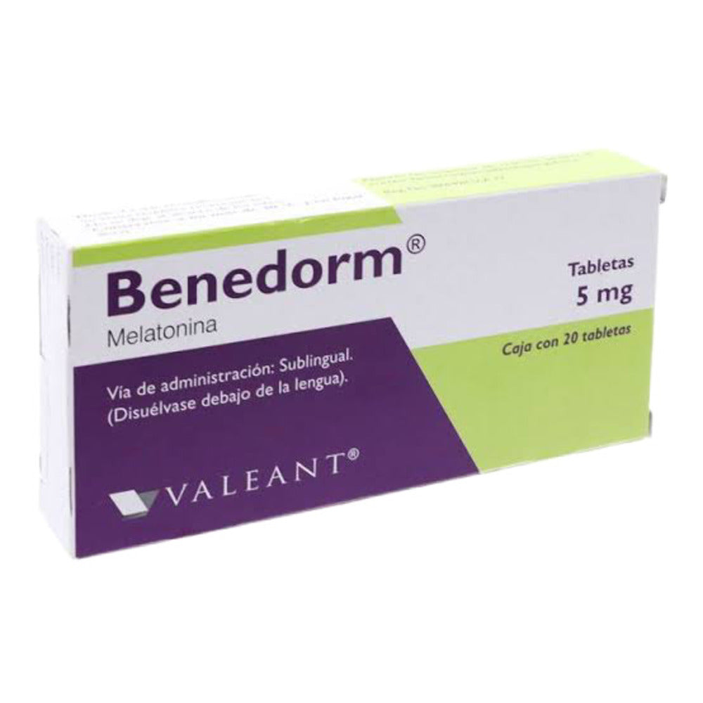 Benedorm 5 Mg Con 20 Tabletas