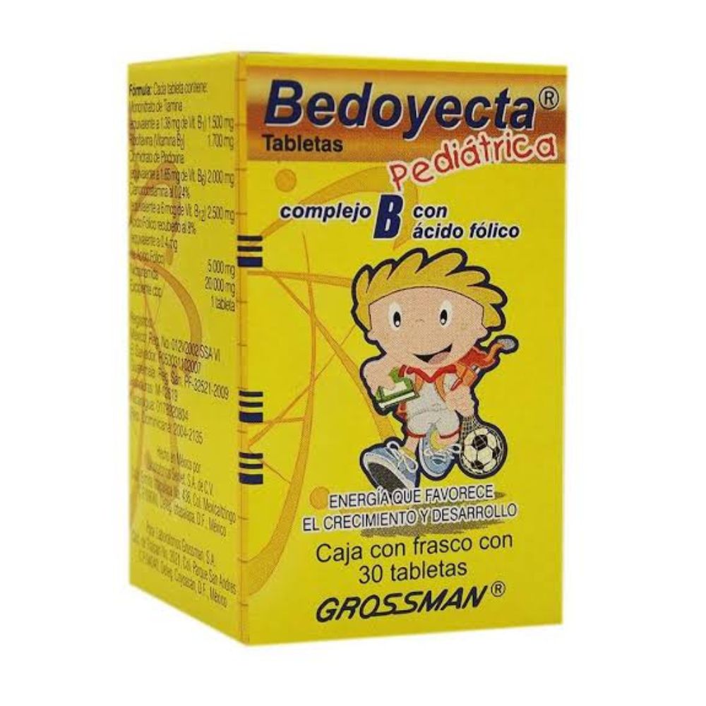 BEDOYECTA PEDIATRICO TABLETAS SOLUB 30