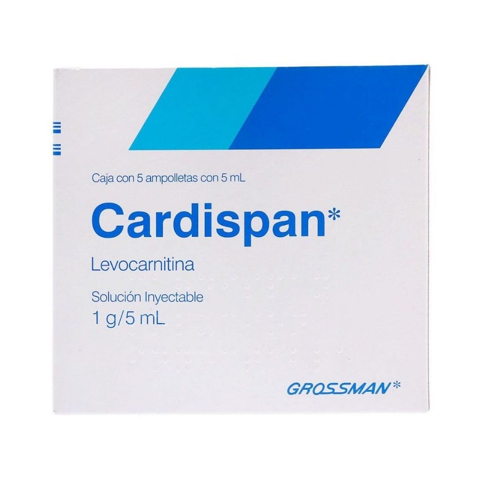 Cardispan 1 G/5 Ml Con 5 Ampolletas 