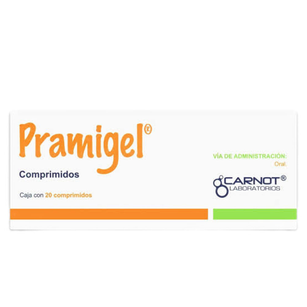 Pramigel 10/200/50 Mg Comprimidos 20