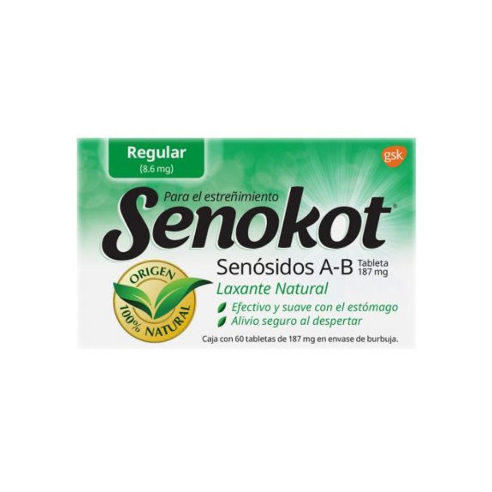 SENOKOT 187 MG TABLETAS 60