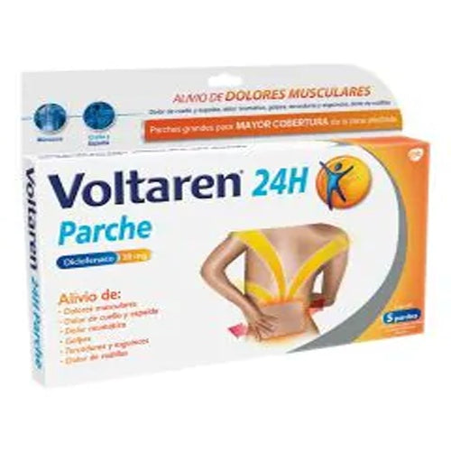 Voltaren Parches 24 Horas 30 Mg C/5 Piezas