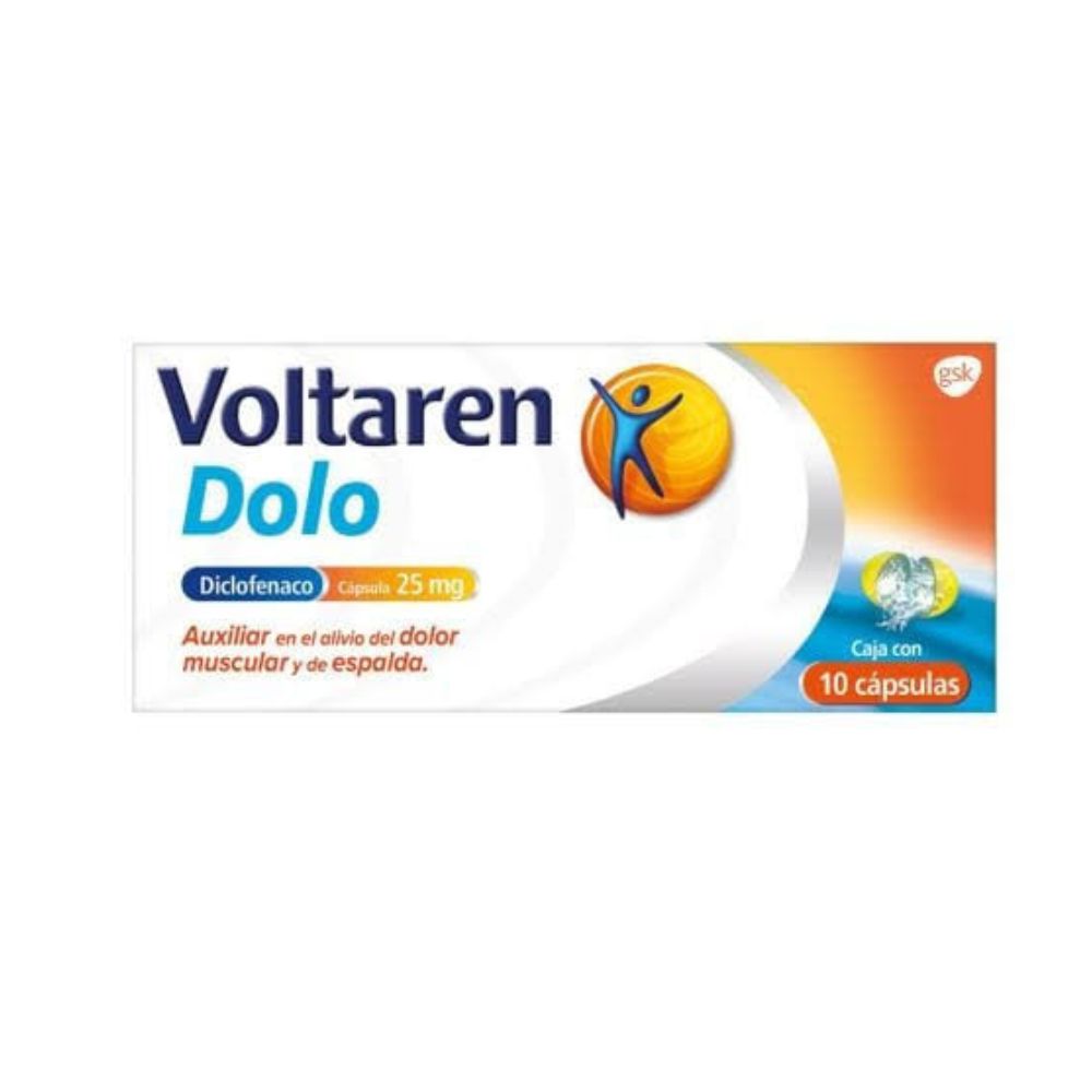 VOLTAREN DOLO 25 MG CAPSULAS 10