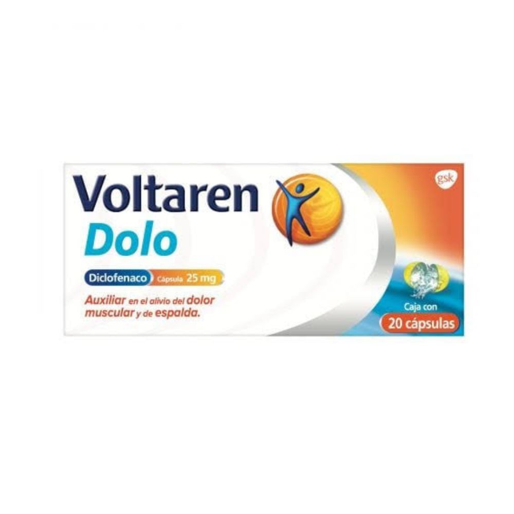 VOLTAREN DOLO 25 MG CAPSULAS 20