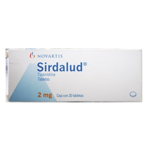 SIRDALUD 2 MG COMPRIMIDOS 20