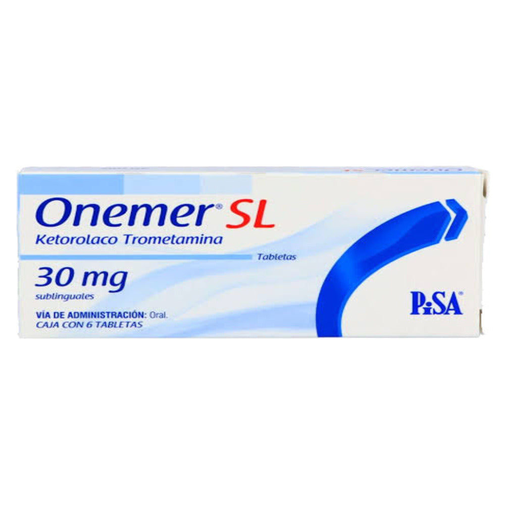 ONEMER-SL 30 MG SUBLINGUALES TAB6 N