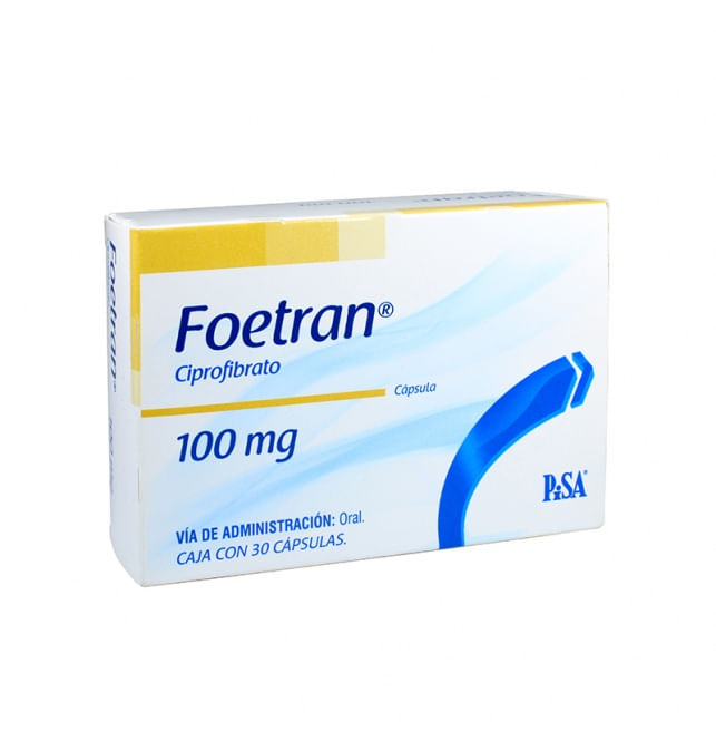 Foetran 100 Mg Con 30 Capsulas 
