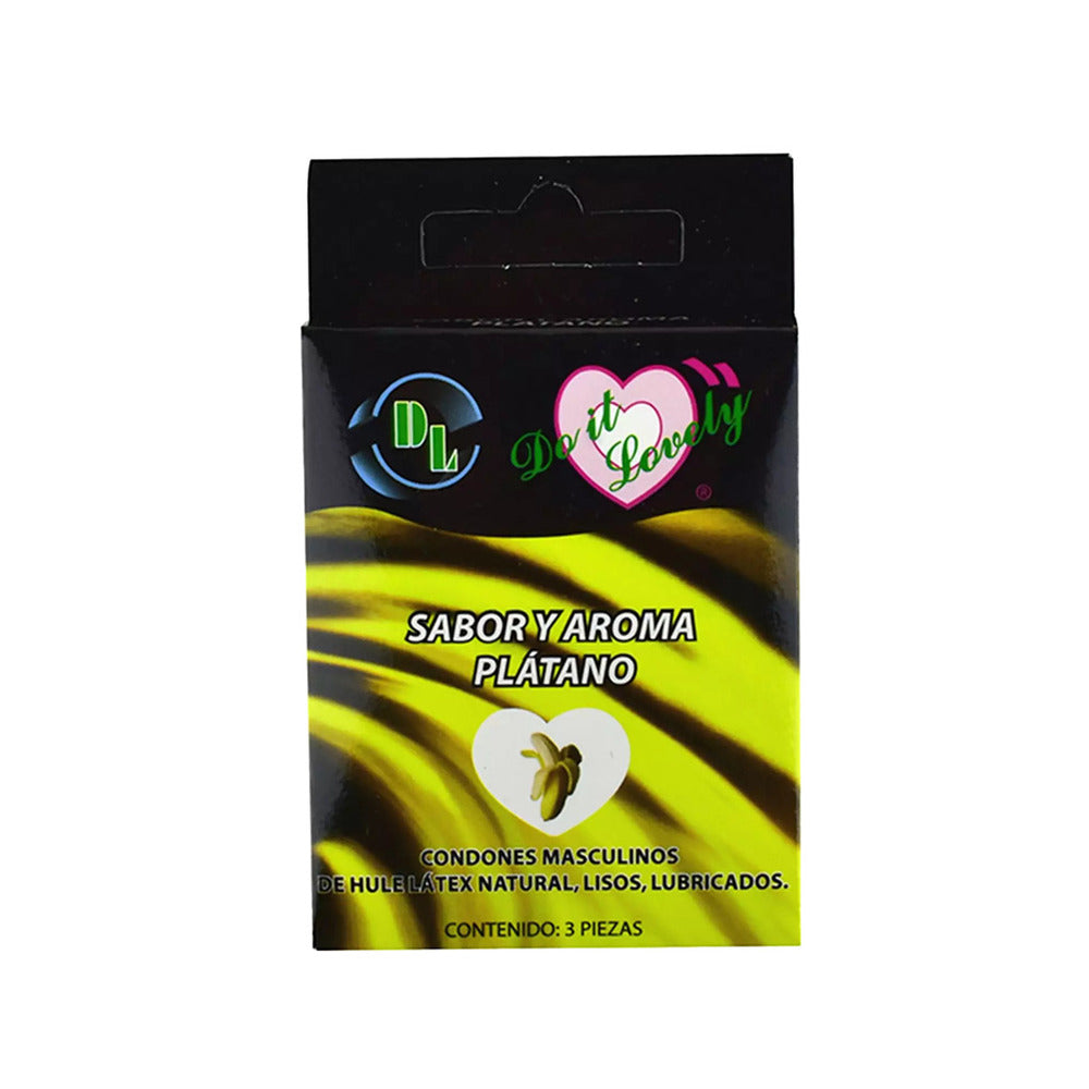 Preservativo D-L Banana C/3 Piezas