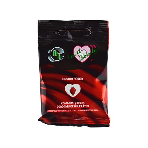 Preservativo D-L Fresa Bsa Con 3