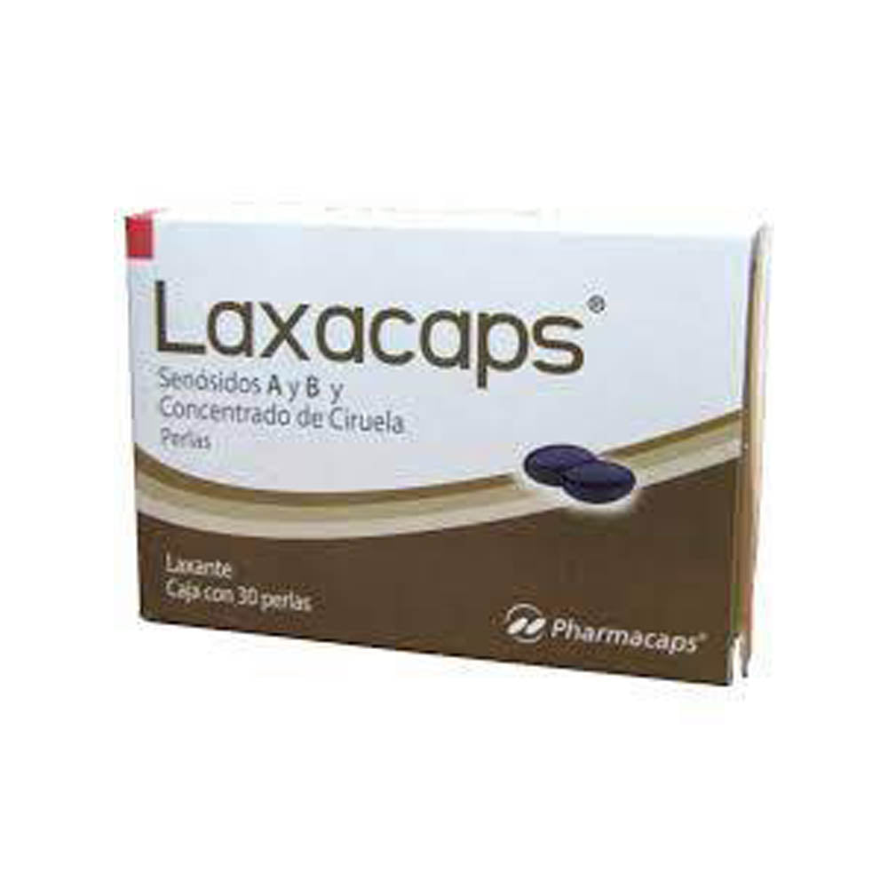 LAXACAPSULAS (SENOSIDOS A Y B) 12/50 MG CON 30 PERLAS