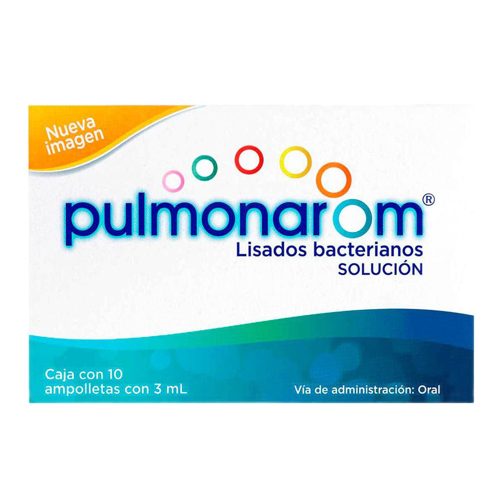 Pulmonar-Om Con 10 Ampolleta De 3 Ml 