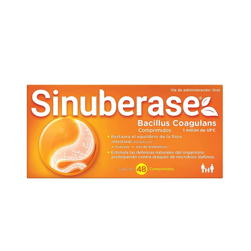 Sinuberase Comprimidos Con 48