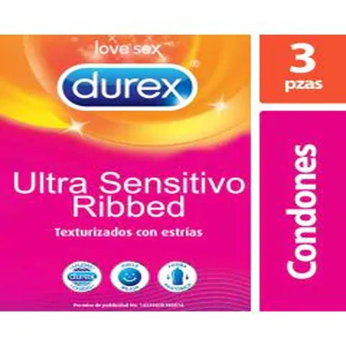 PRESERVATIVO DUREX ULT/SENS CON 3