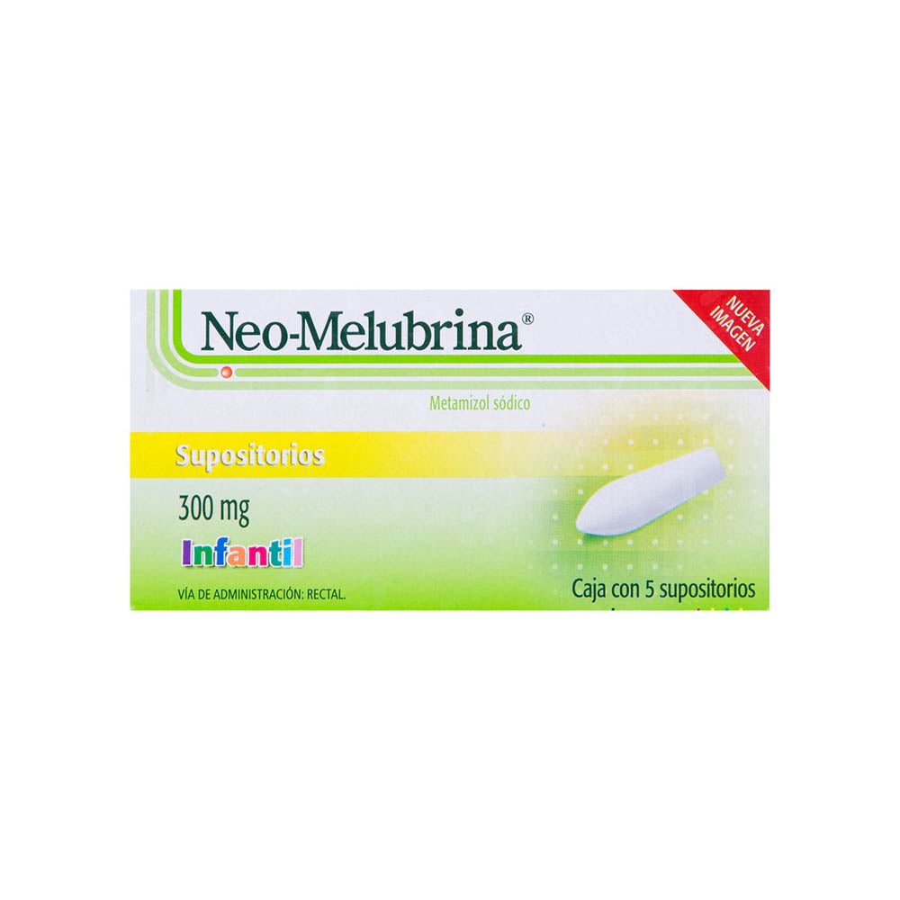 Neo-Melubrina 300 Mg Infantil Supositorios Con 5