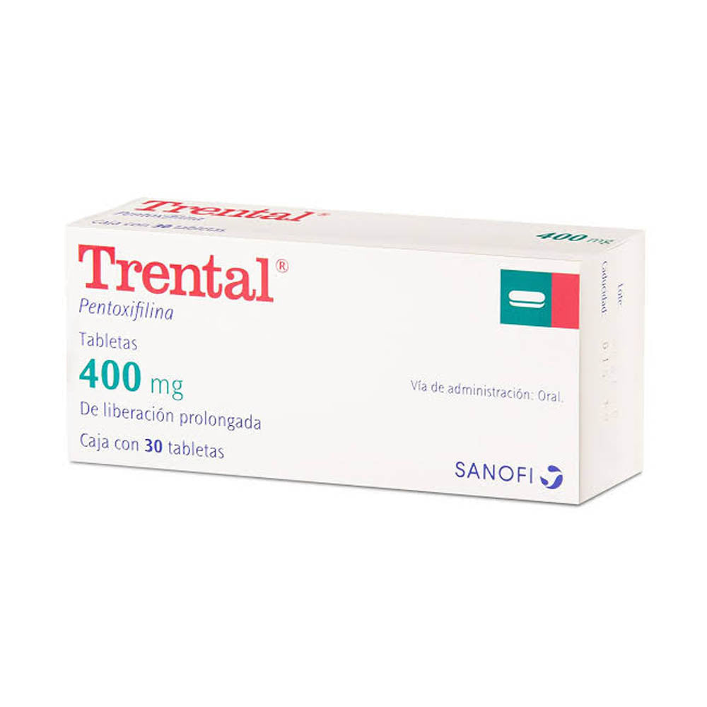 TRENTAL 400 MG GRAG LP 30