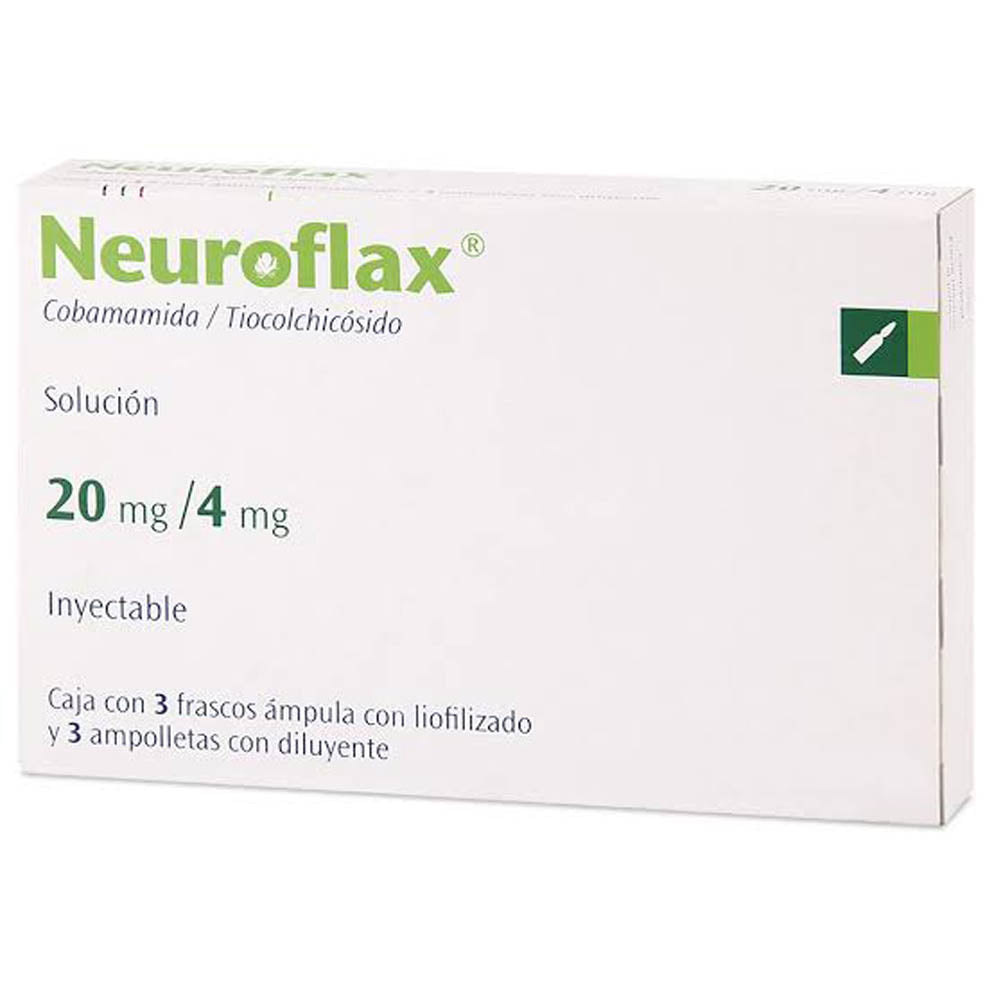 Neuroflax 20/4Mg Con Frasco Ampolleta 3X4 Ml