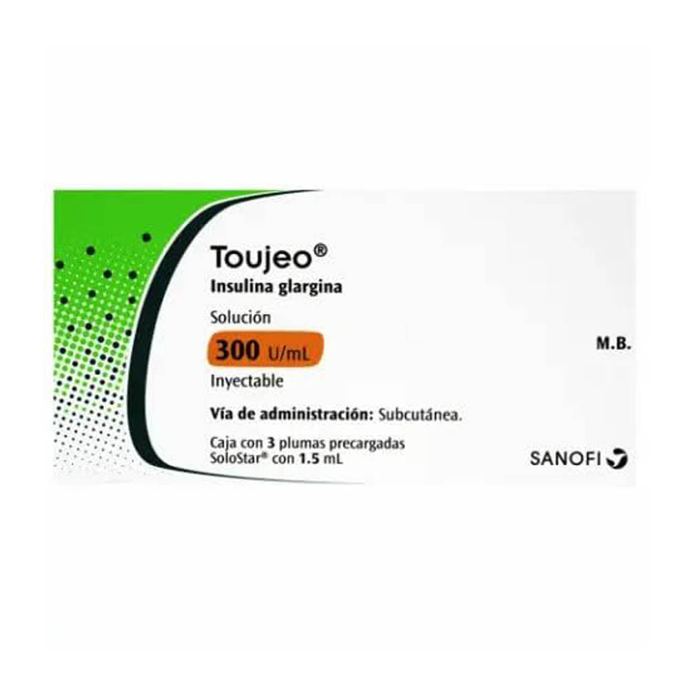 Toujeo 300 U/1.5 Ml Sol Iny 3 Plumas