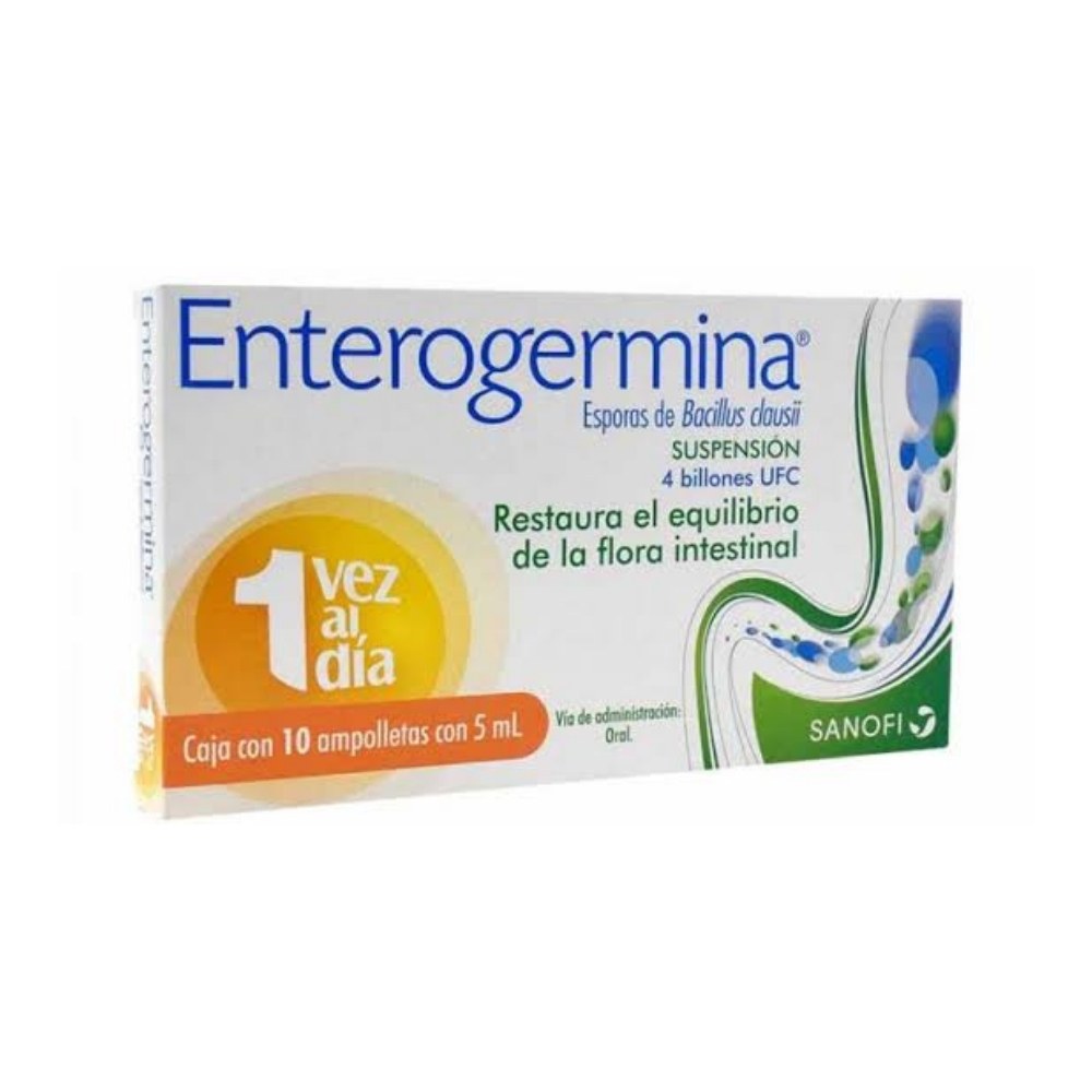 Enterogermina 4 Billones Oral Con 10 Ampolleta De 5 Ml