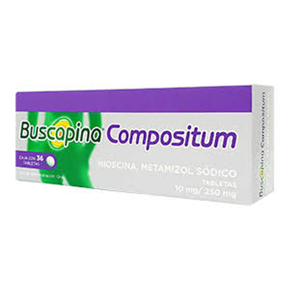 Buscapina Compuesta 10/250 Mg Con 36 Tabletas