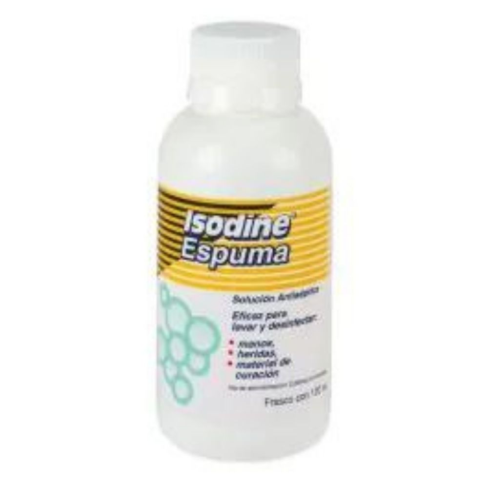 Isodine Espuma 8 G Solucion 120 Mililitros