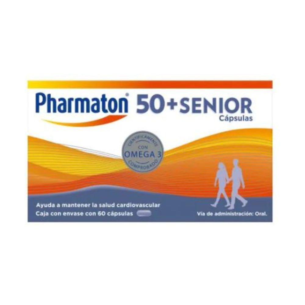 PHARMATON 50+ 250 MG SENIOR CAPSULAS 60