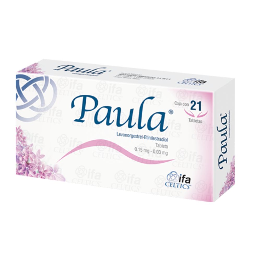 PAULA 0.15 MG 0.03 MG TABLETAS 21